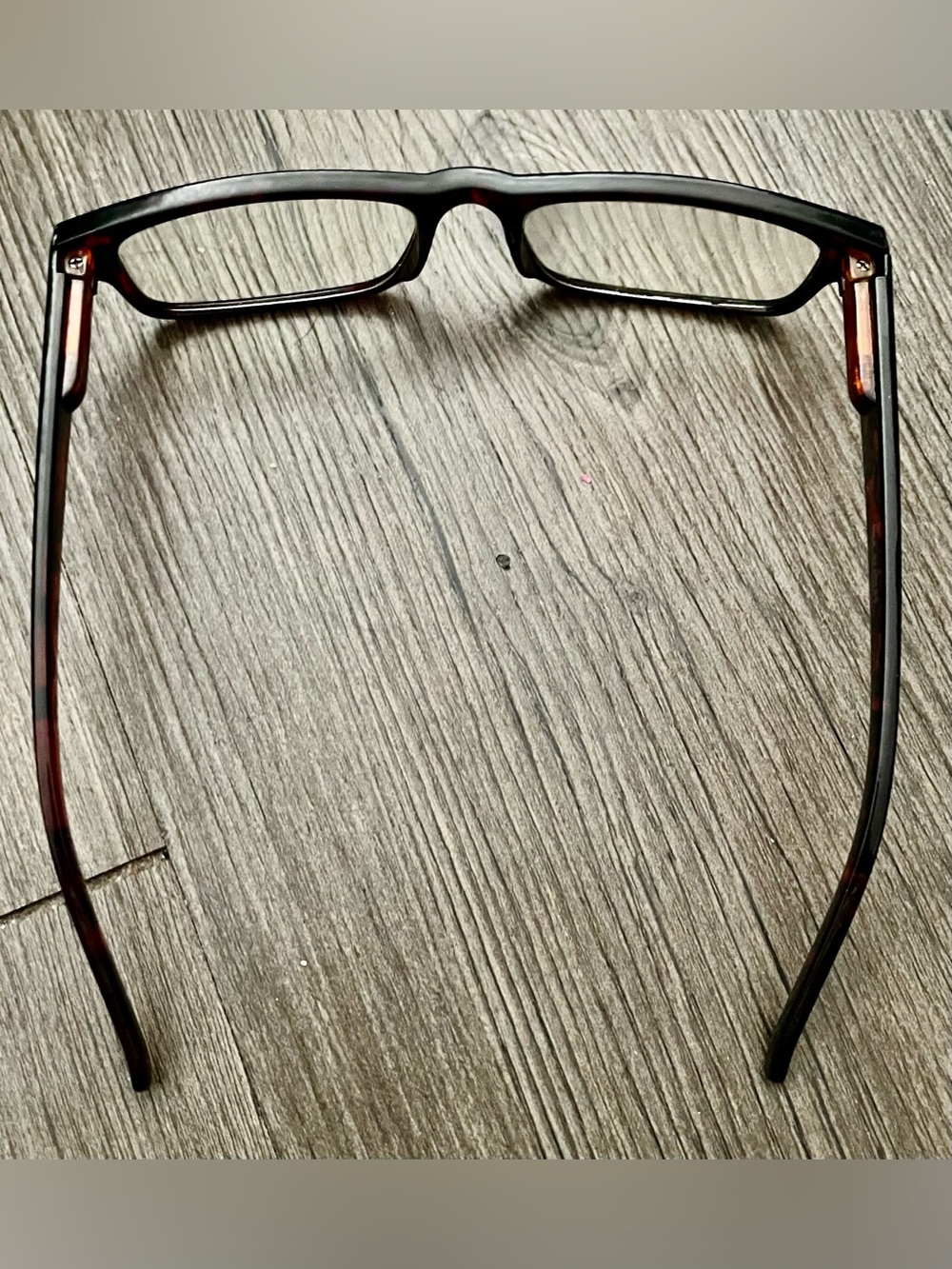 📚 Men's Rectangular Tortoiseshell Frame Reading Glasses 📚 - Picture 4 of 6